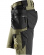 Snickers Stretch Hantverksshorts 6175 Khakigr�n/Svart