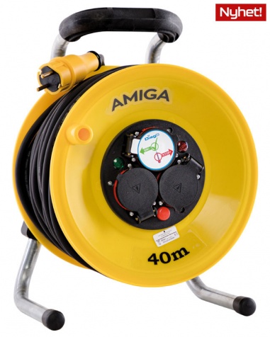 Kabelvinda 40m 3680W 3x1,5mm�