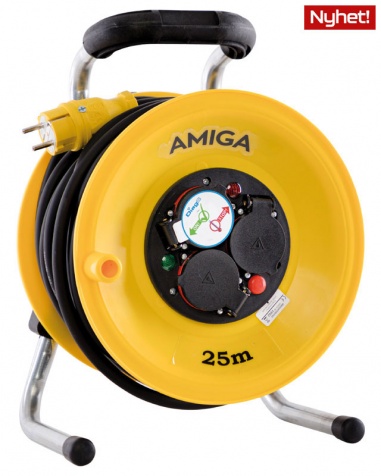 Kabelvinda 25m 3680W 3x2,5mm�