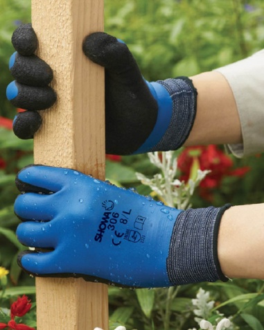 Latexbelagd Handske Showa 306