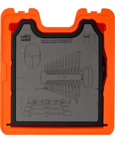 Bahco Hylsnyckelsats  S108